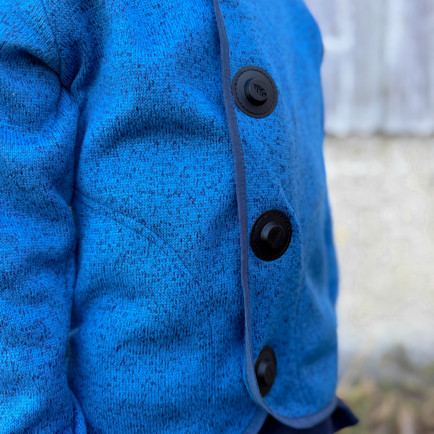 Strickfleecejacke „Ozean“