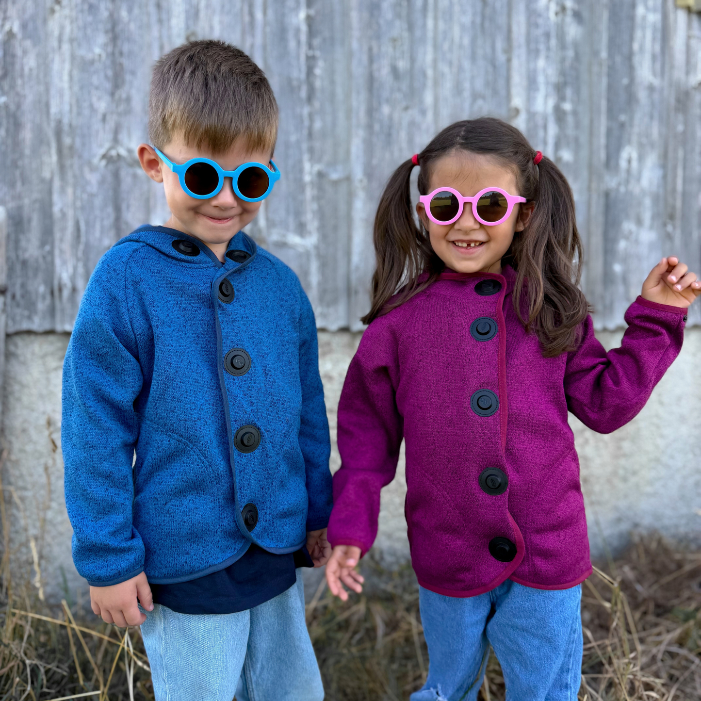 Veste polaire tricotée « Night Sky »