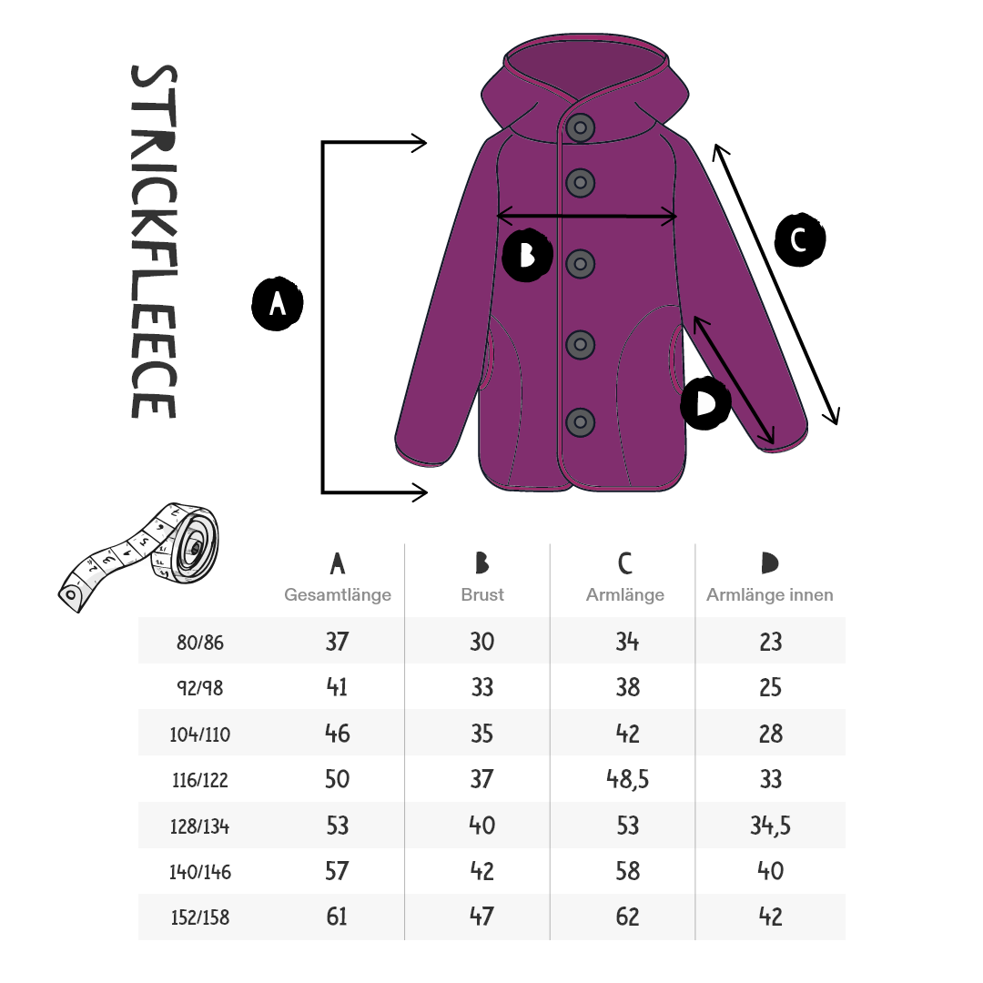 Veste polaire tricotée « Night Sky »