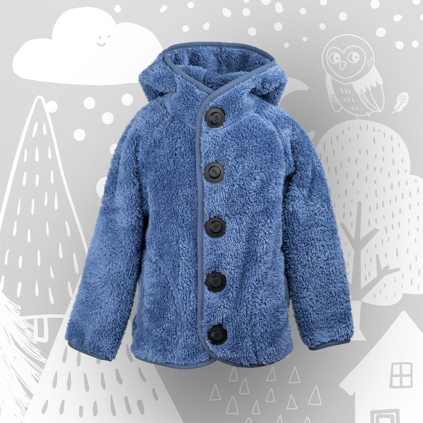 Kuscheljacke „Blaubär“
