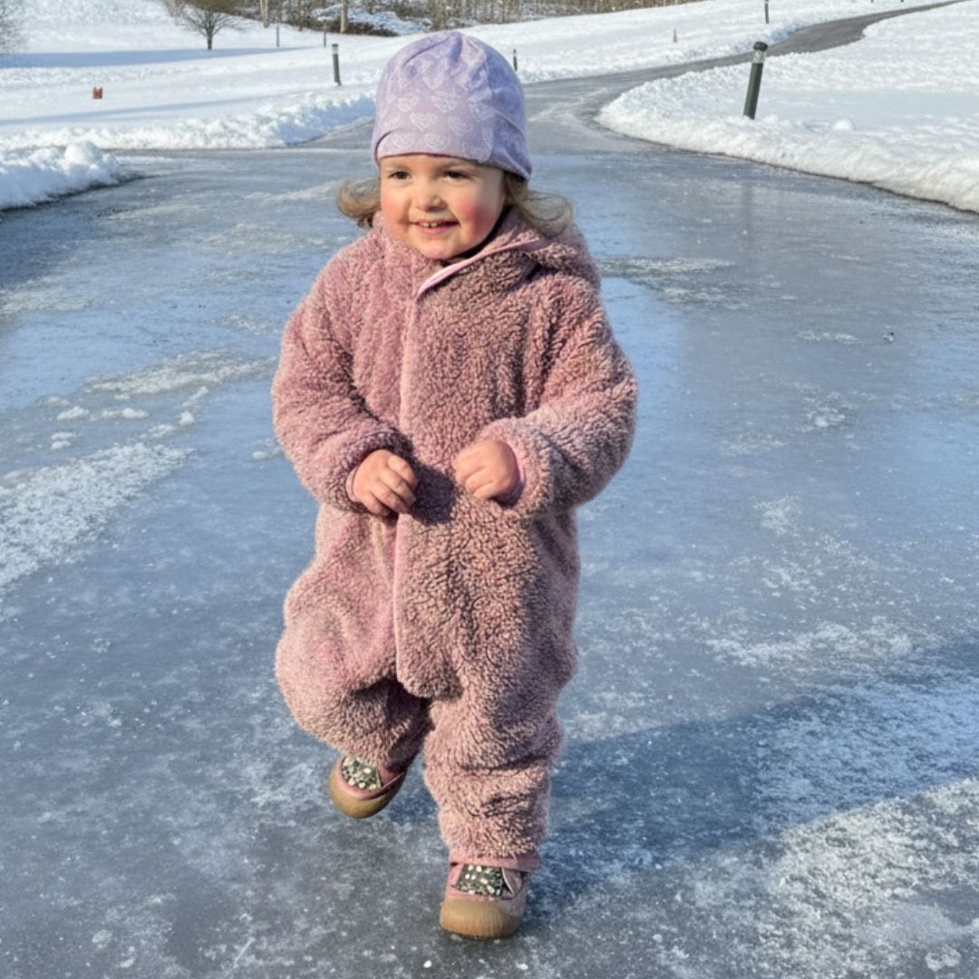 Kuschelfleece Overall mit Magnetverschluss