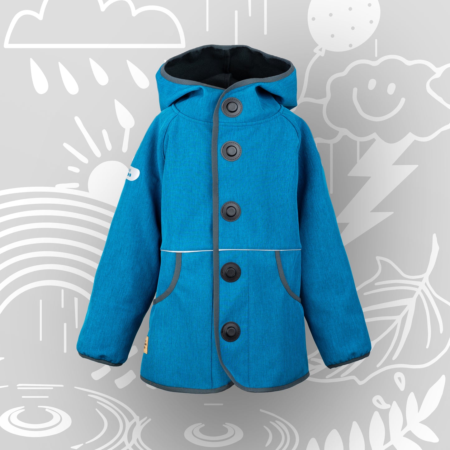 Softshelljacke 3.0, Mountain Lake Blue-BLACK FOREST EDITION