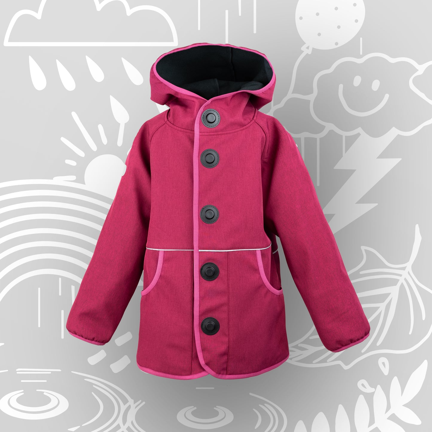 Softshelljacke 3.0, Sunset Pink-BLACK FOREST EDITION