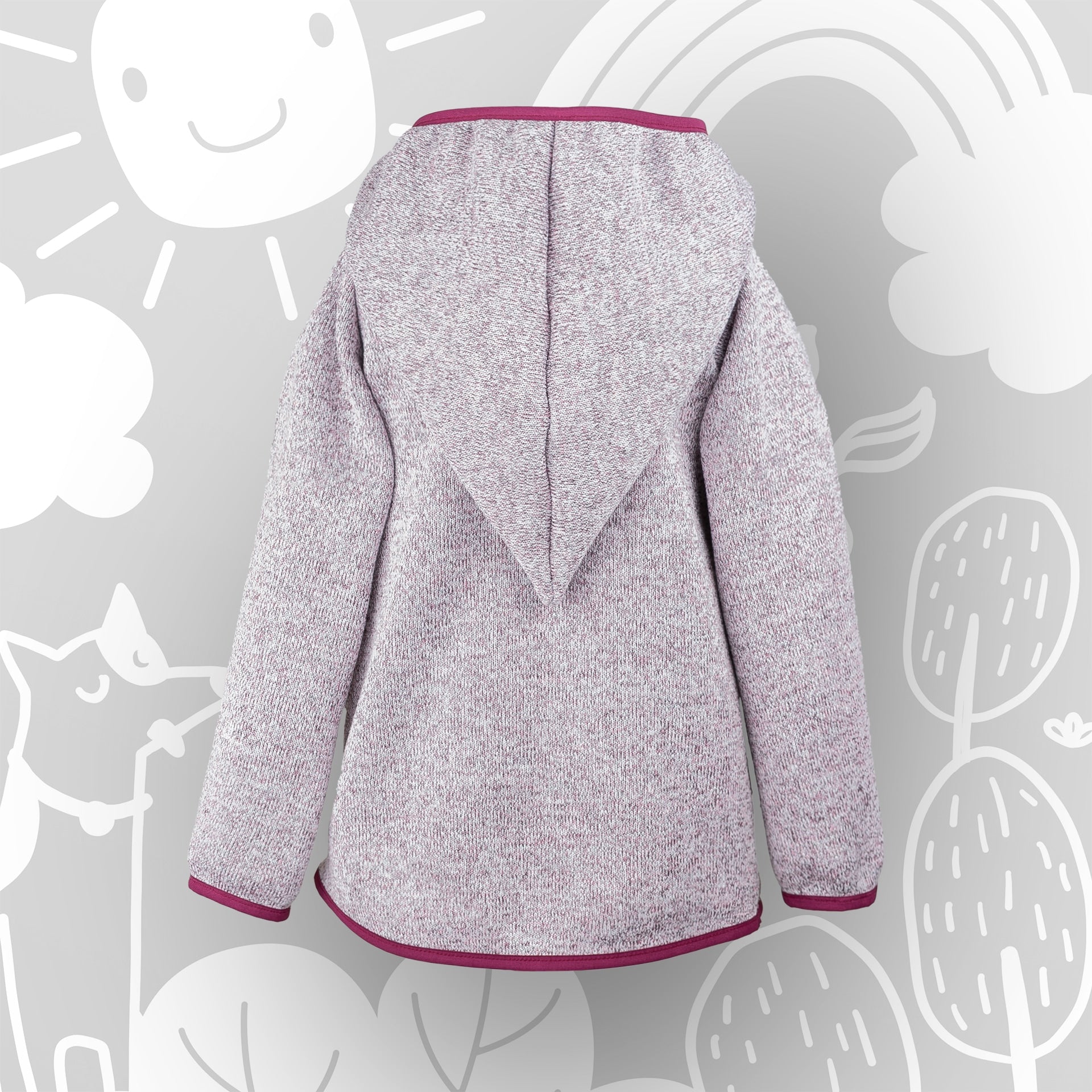 Strickfleecejacke „Morgentau