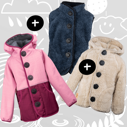 Outer jacket x inner jacket