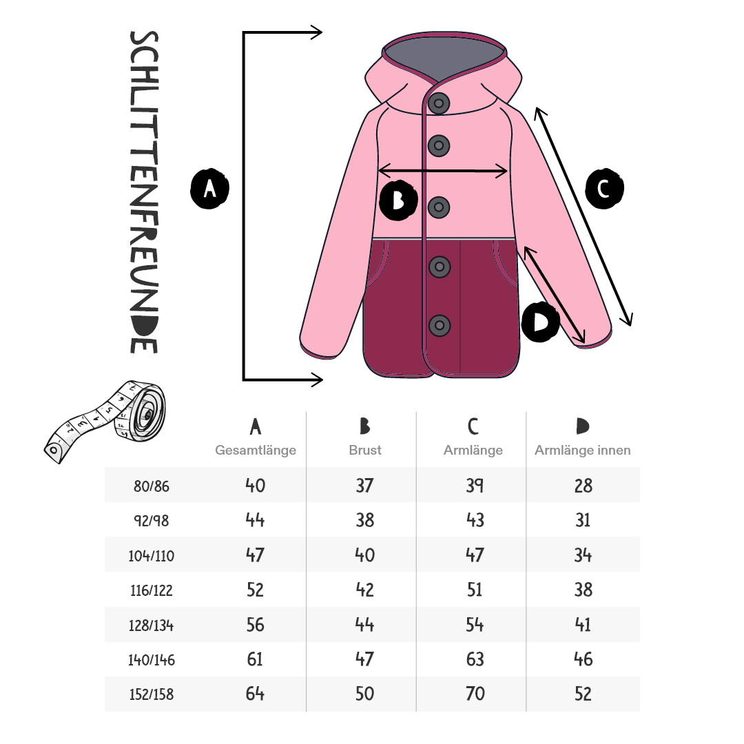 Kinder Winterjacke Winterhelden | Wintersoftshell ›Himbeere