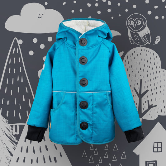 Wintersoftshell Schlittenfreunde Jacke "Kinderphysio Maike Edition" (Mini Me)