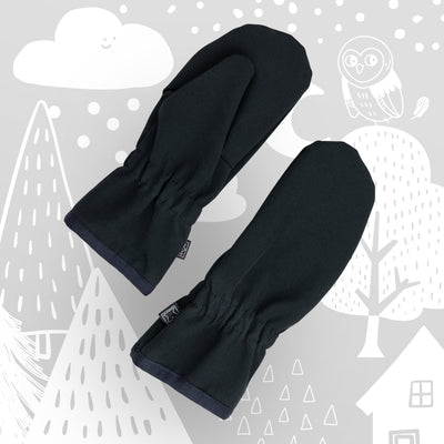 Softshell mittens