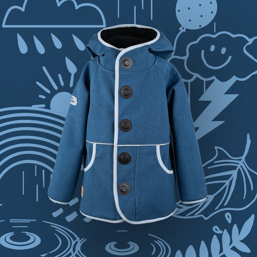 Softshelljacke 3.0, River Blue-BLACK FOREST EDITION