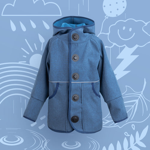 Zauberjacke Softshell 2.0 — Blau