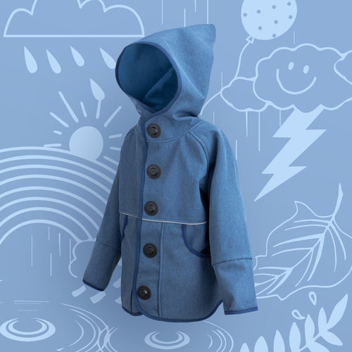 Zauberjacke Softshell 2.0 — Blau - Secondary Image