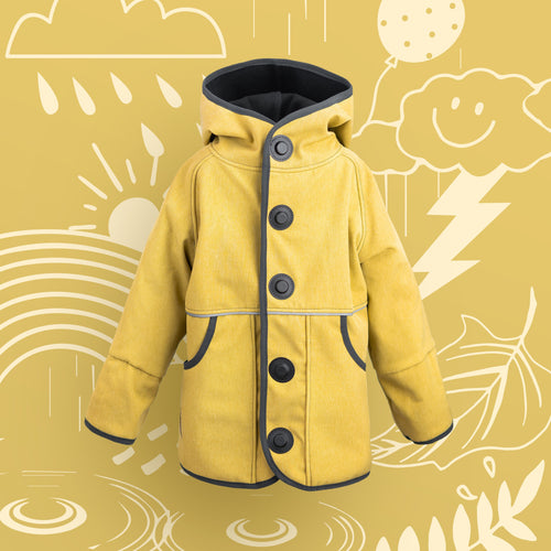 Zauberjacke Softshell 2.0 — Senfgelb