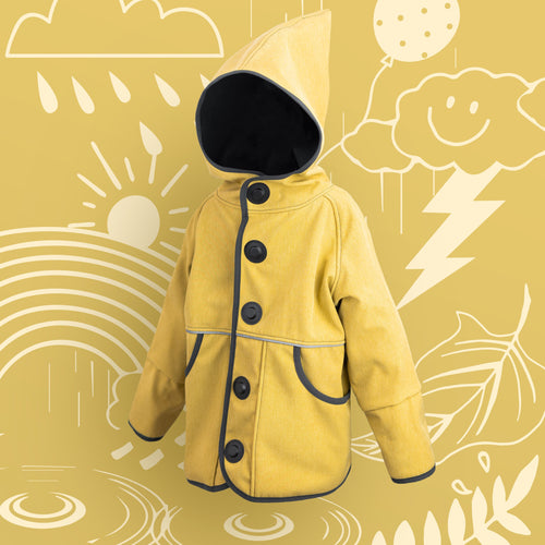 Zauberjacke Softshell 2.0 — Senfgelb - Secondary Image