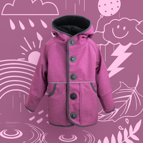 Zauberjacke Softshell 2.0 — Beere